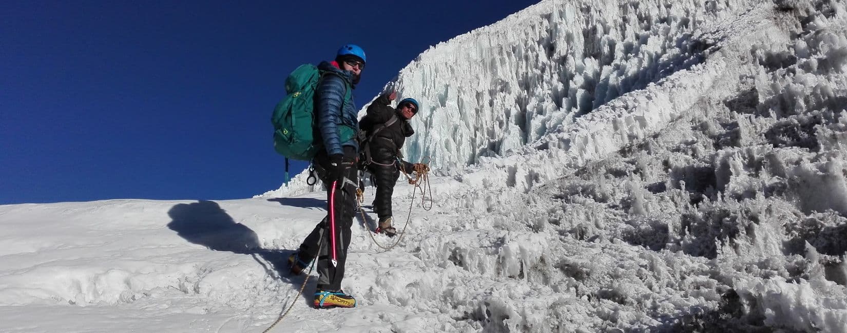 Climbing Lobuche Peak