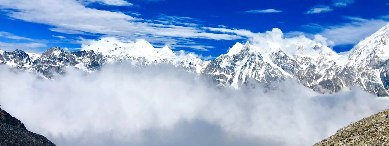 Mountain view from Bhimthang