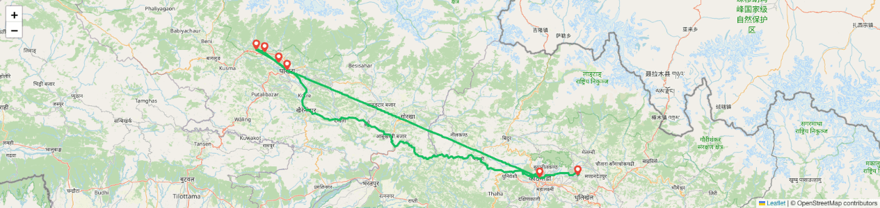Annapurna Family Hike Map