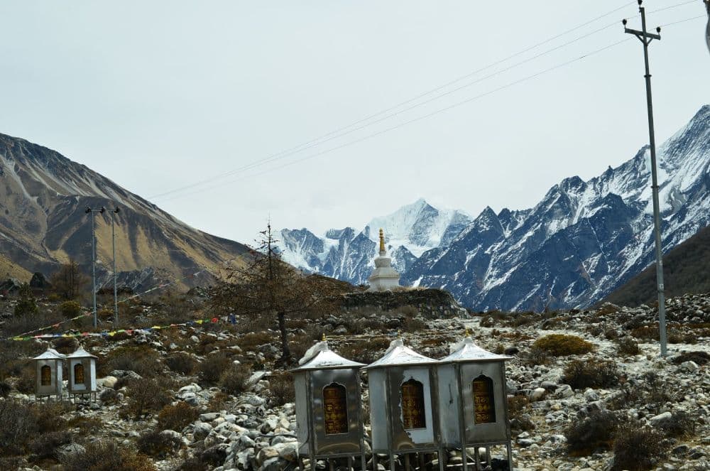 Temples in Langtang