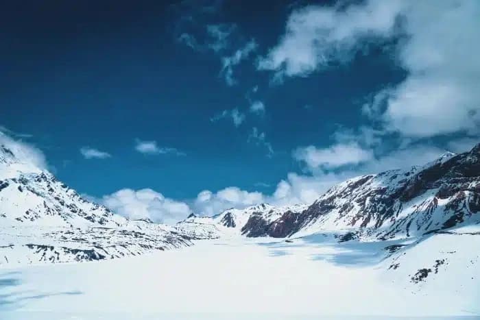 Frozen Tilicho Lake During Winter