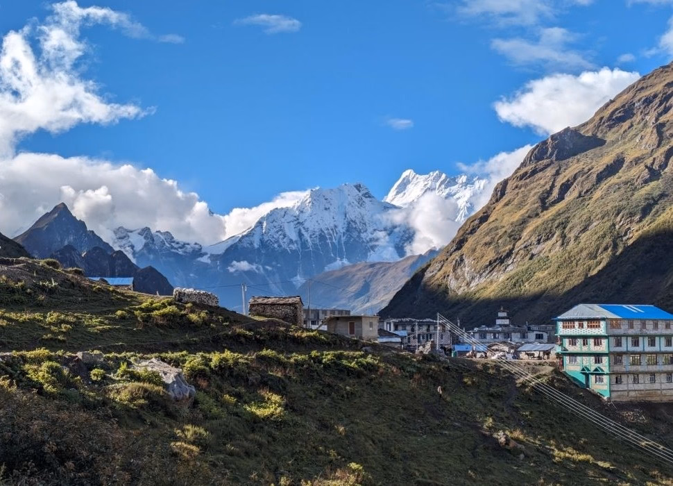 Samagaun in Manaslu Circuit Trail