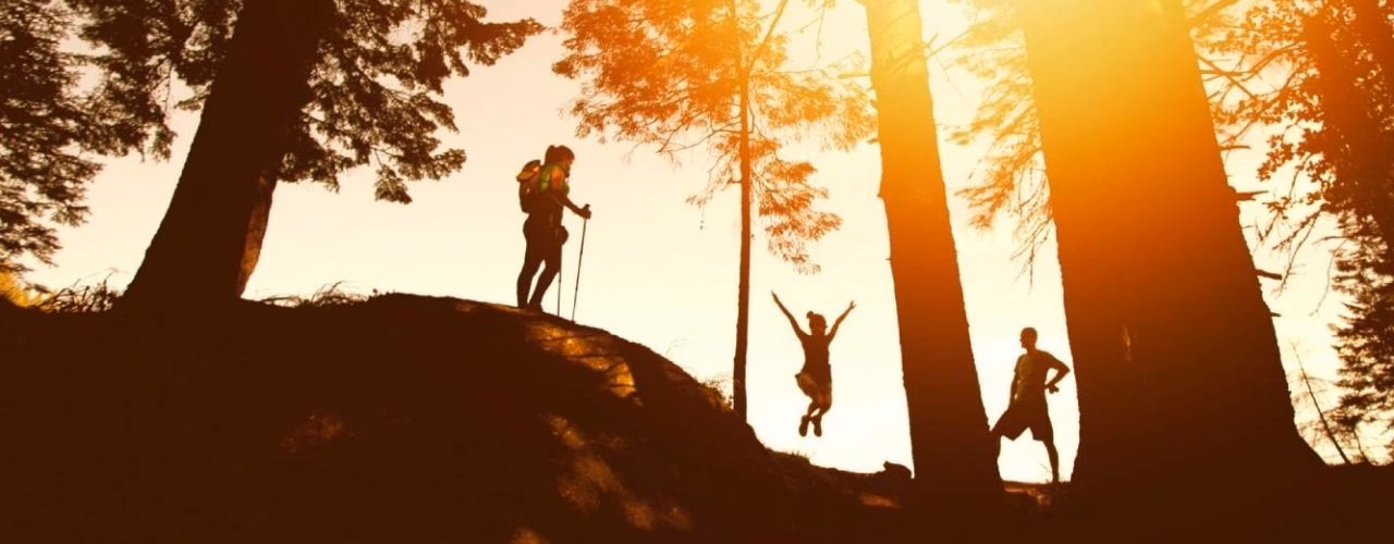 Trekkers Hiking in Nepal