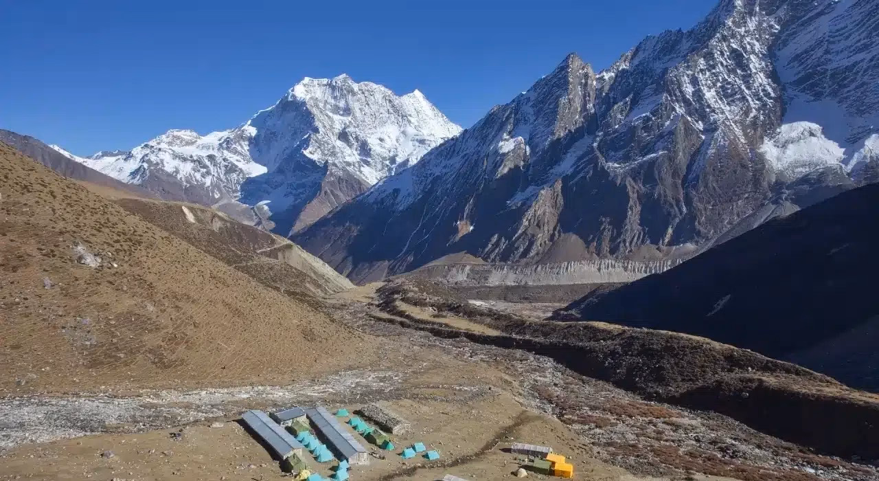 View of Larkya La Phedi