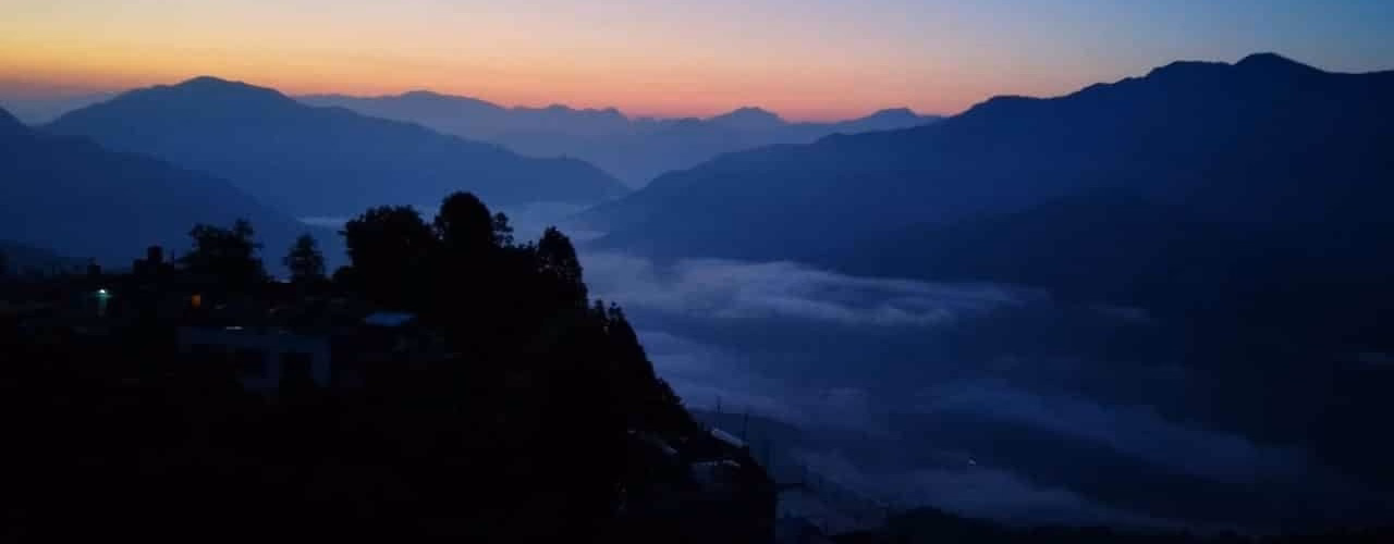 View seen during the Unification trail trek