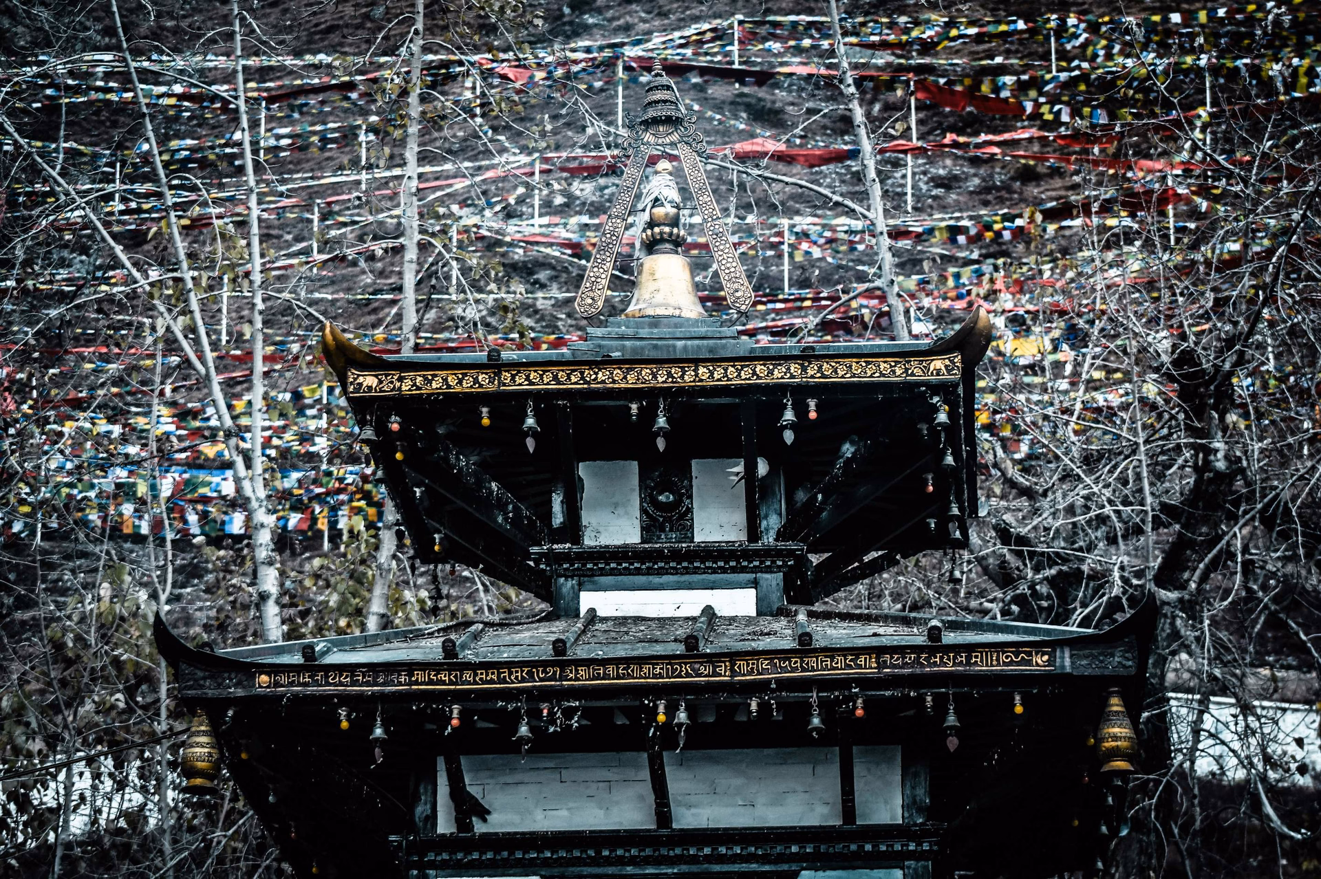 Sacred Muktinath Temple, a famous pilgrimage site in Nepal