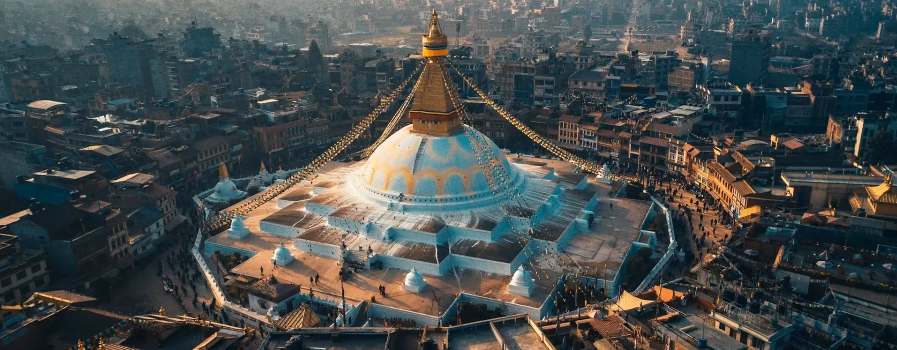 Ariel View of Swoyambhunath