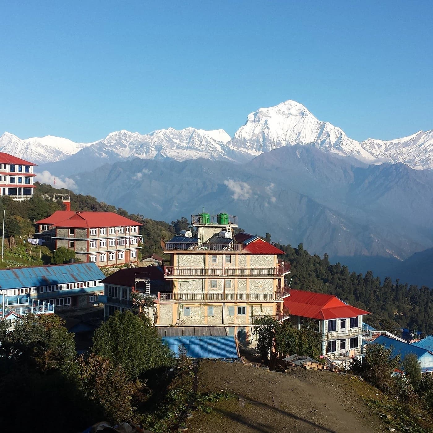 Accommodations in Ghorepani
