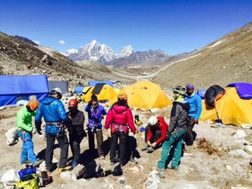 Trek to Island Peak Base Camp (5,240 m/17,187 ft) Duration: 6 hours