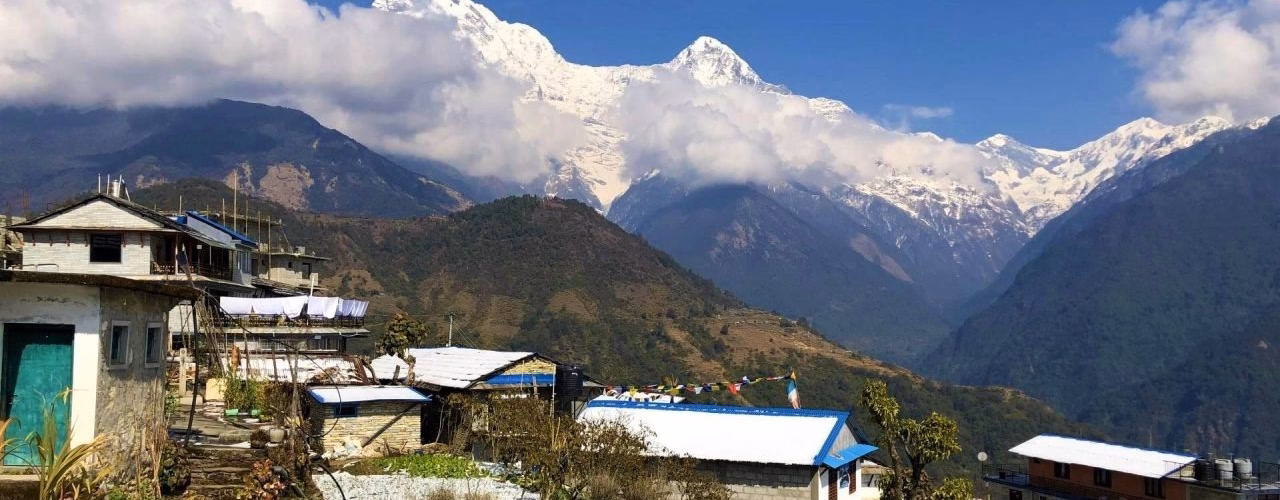 Ghandruk a small village in Annapurna region