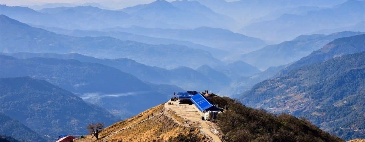 View from Badal Danda, Mardi Himal