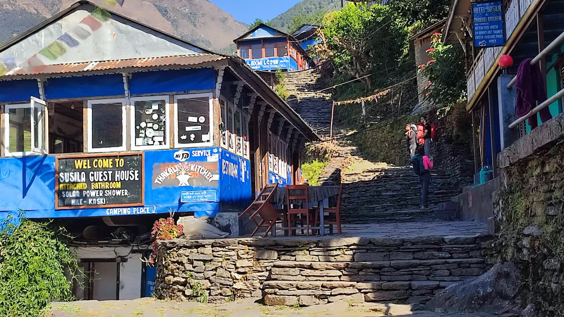 Trek to Ghorepani (2,850m/9,348ft) (12.9 kilometers / 8 miles) - 6 to 7 hours trek