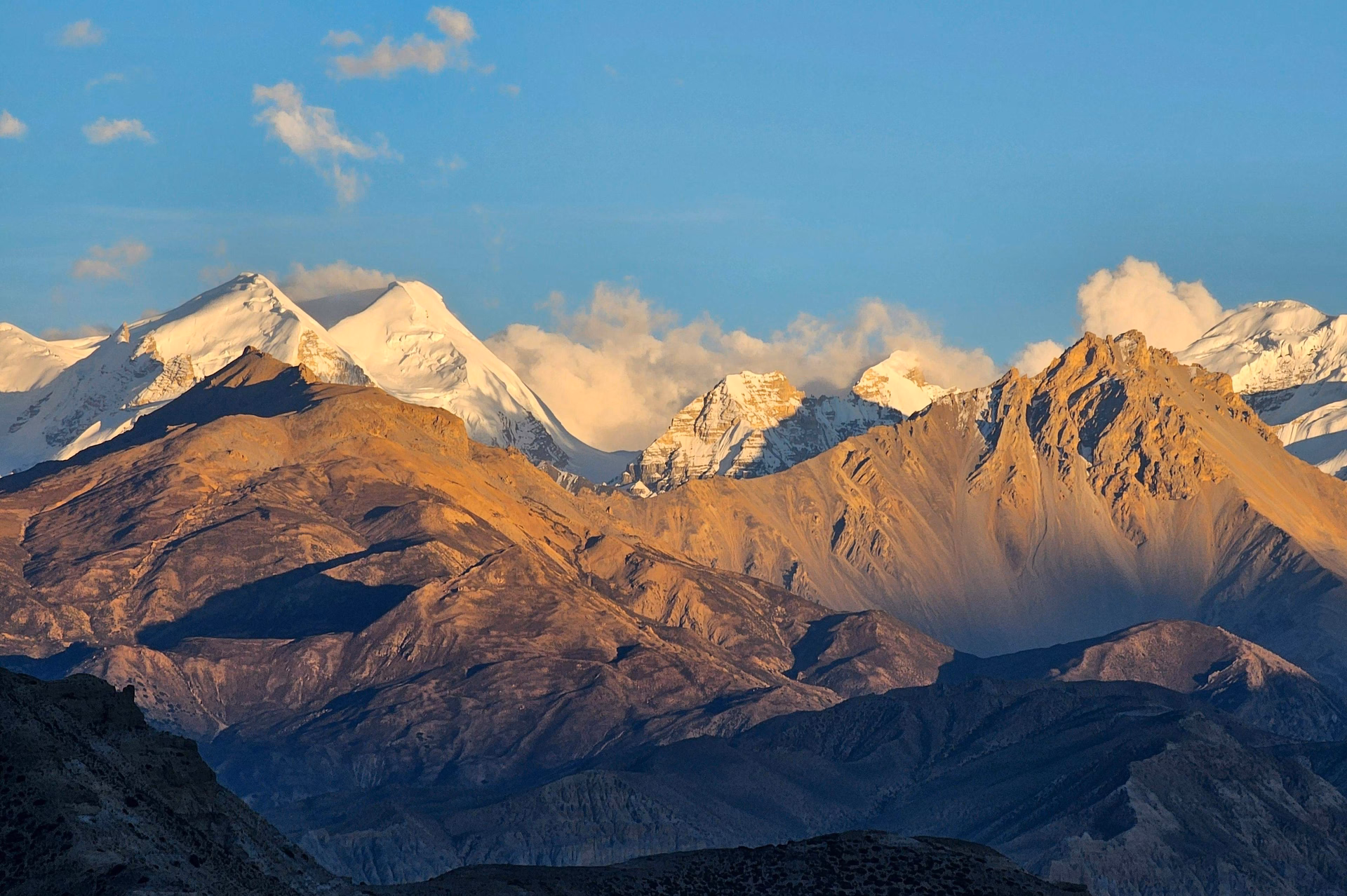 awesome himalayas view in Nepal