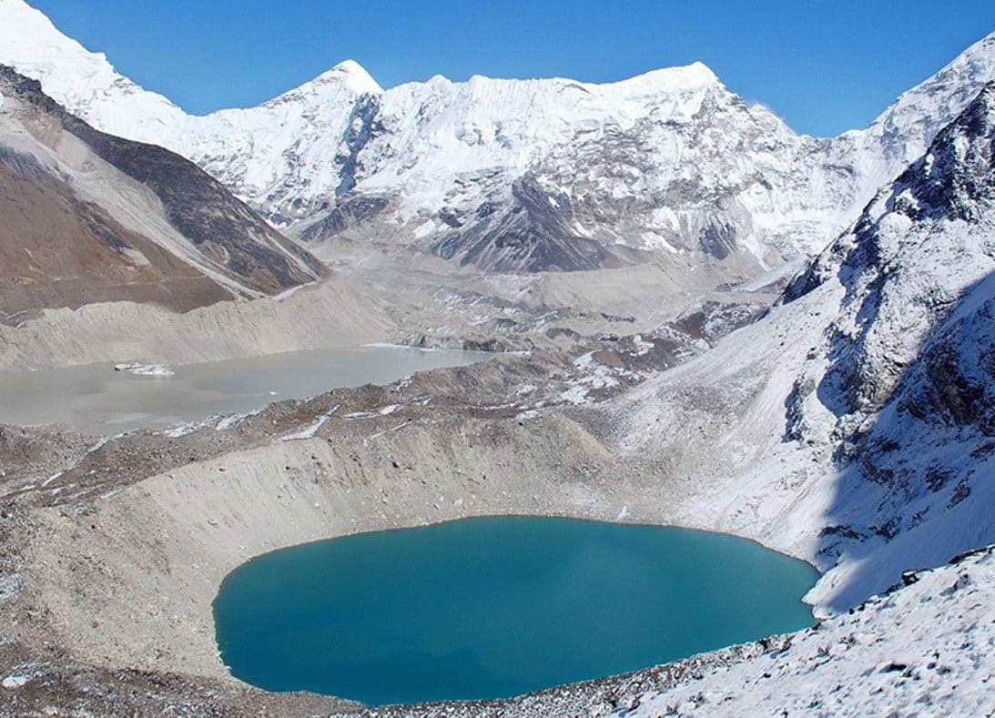 Imja Glacier in Khumbu Region