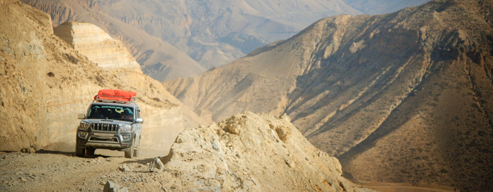 Jeep in Upper Mustang