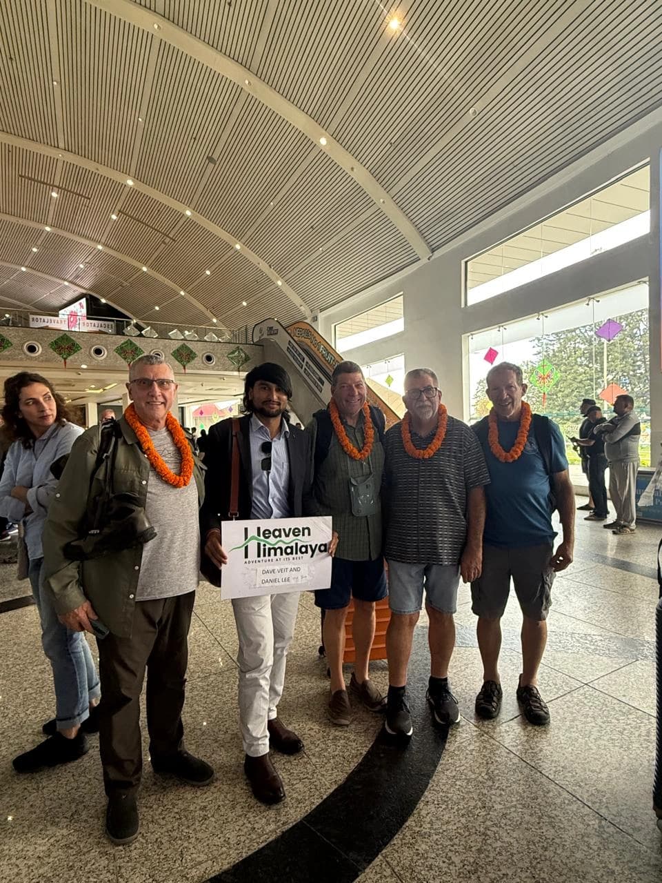Arrival in Kathmandu, Nepal, at Tribhuvan International Airport