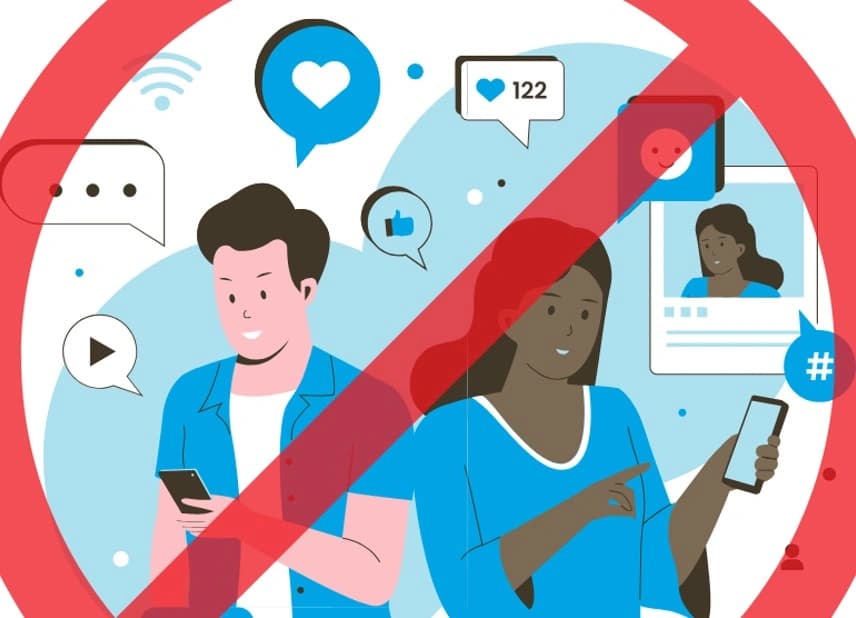 Nepal's social media ban illustration