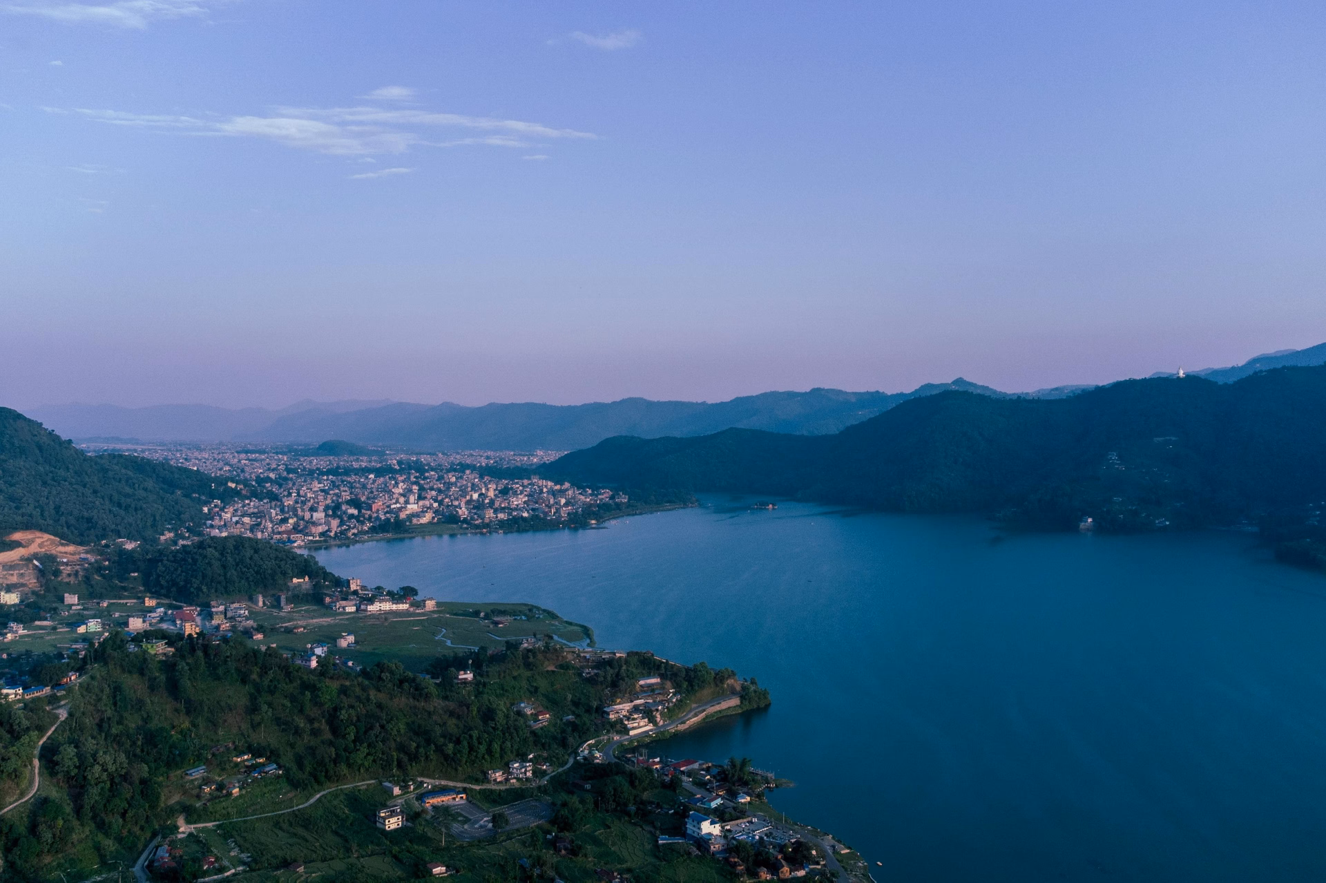 Pokhara city view from Sarangkot