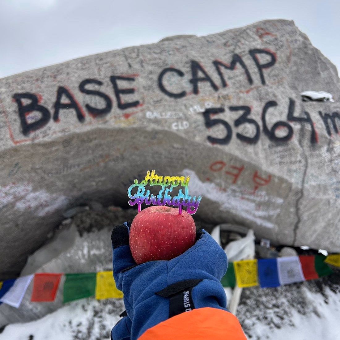 Trek to Gorakshep, visit Everest Base Camp (5364m/17594ft) and return to Gorakshep (5181m/16994ft). Duration: 8 hours.