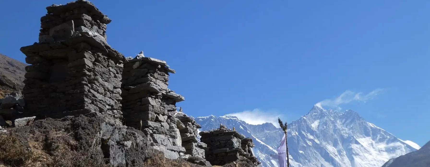 Stone Gompas in Everest Base Camp Trail