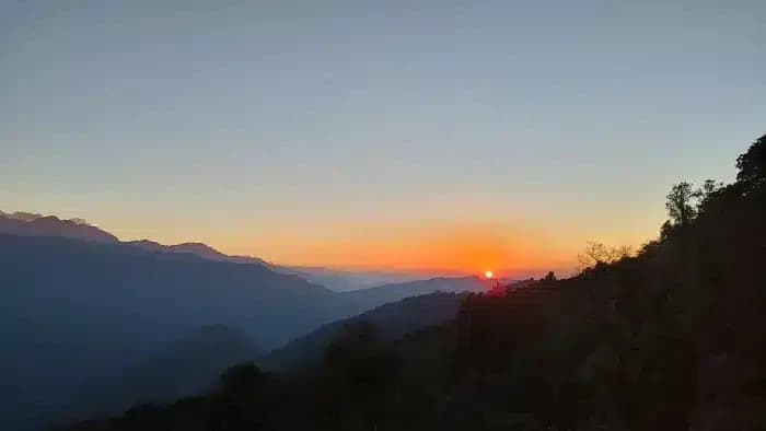 Sunrise seen from Poon Hill