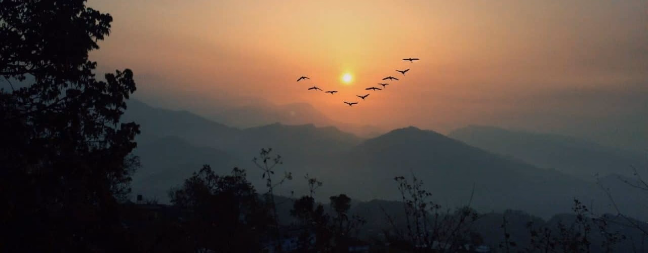 Sunset view from Nagarkot