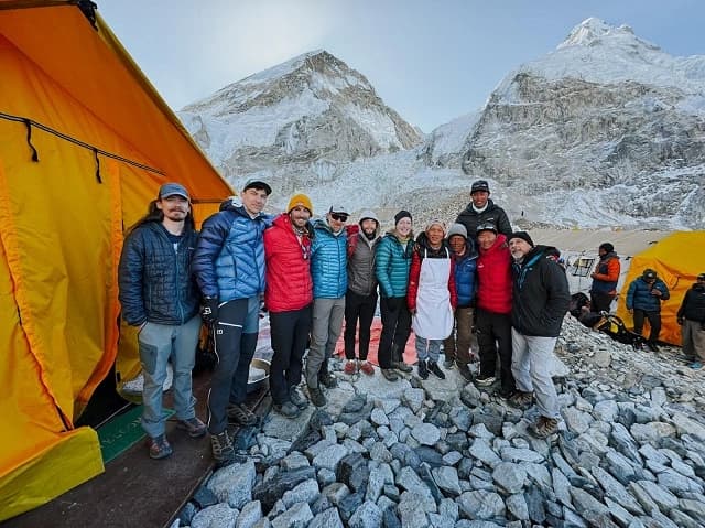 Trek to Lobuche High Camp (5,400 m/17,716 ft) Duration: 5–6 hours