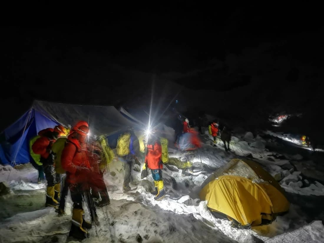 Trek to Lobuche High Camp (5,400 m/17,716 ft) Duration: 5–6 hours