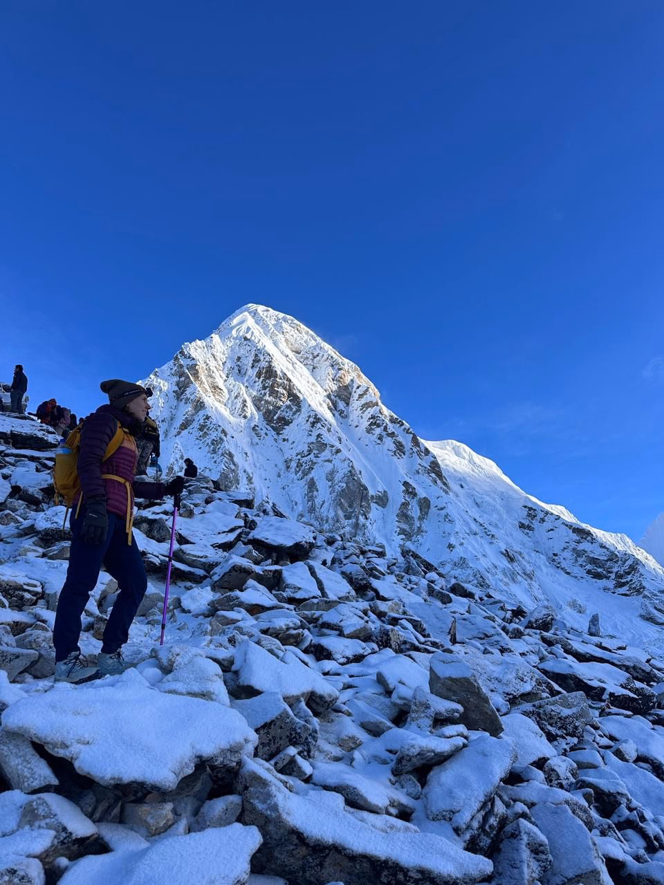 Gorakshep-Kala Patthar, then trek back to Pheriche