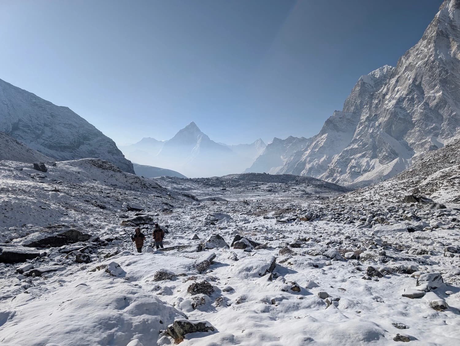 Trekking through chola pass