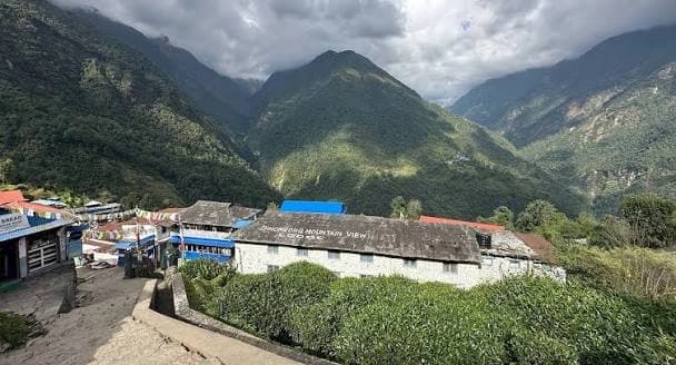 Trek to Chhomrong (2,170m/7,119ft) 5 to 6 hour trek