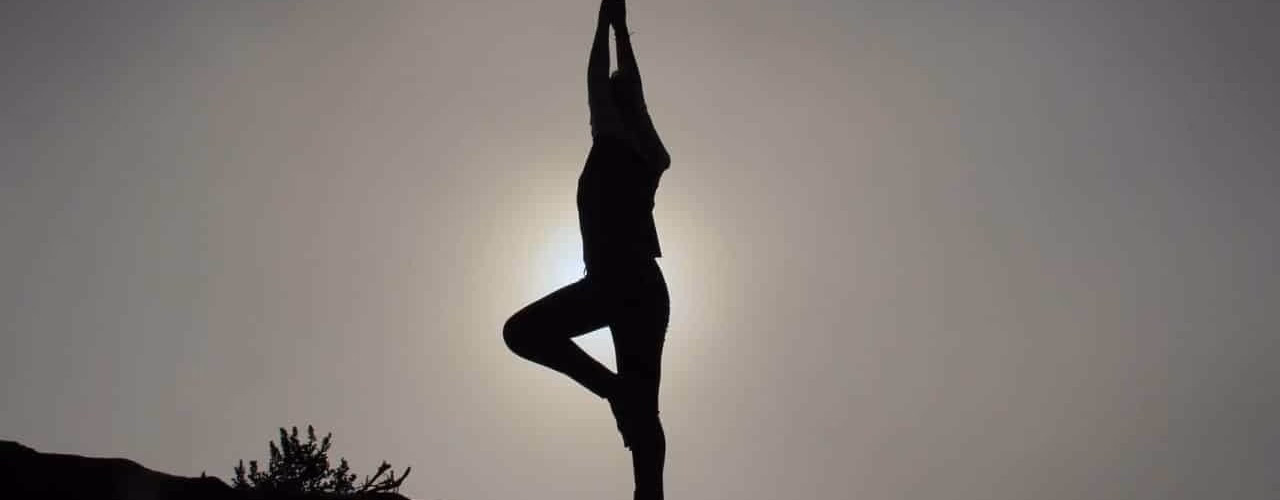 Trekker Meditating for Spiritual Peace