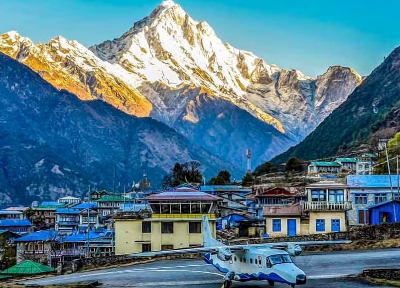 Himalayan trekking landscape
