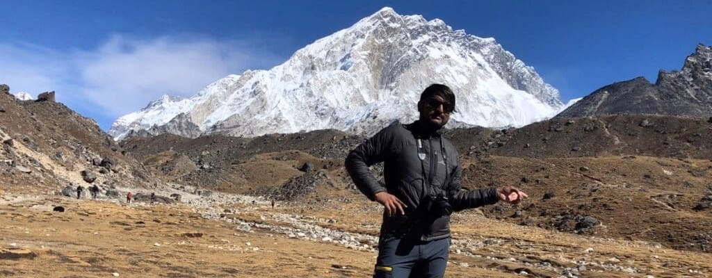 MD Ramhari Adhikari in Lobuche