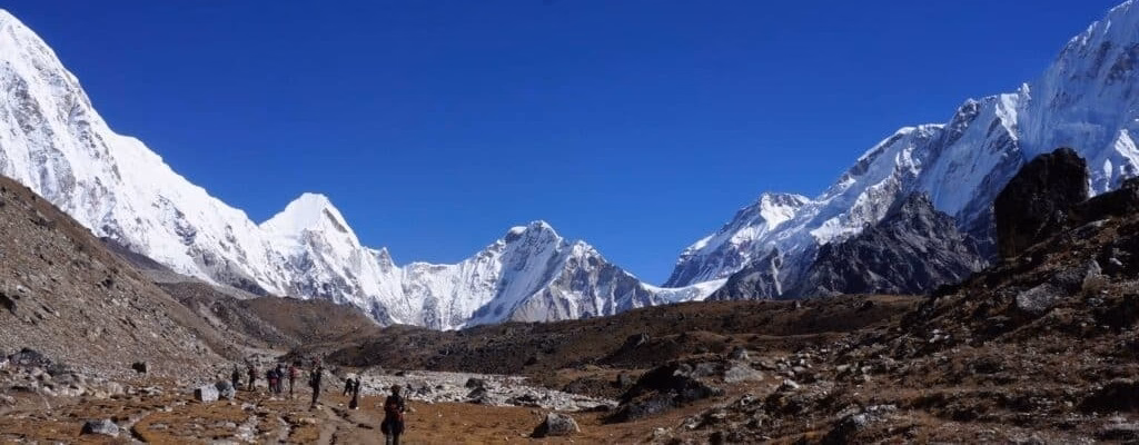 The breathtaking and challenging terrain of the Everest region.