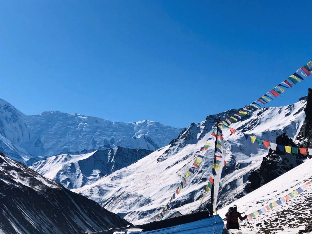 Prayer Flags in the trails of Annapurna