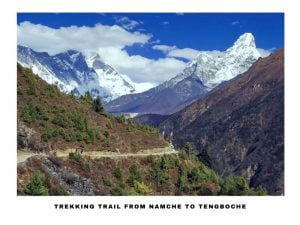 amazing view captured on the way to tengboche from namche during ebc trek