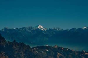 View from Pulchowki hill, a short hiking destination around kathmandu