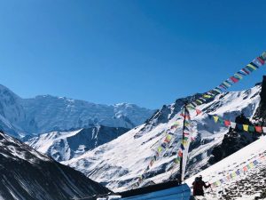 Prayer Flags in the trails of Annapurna 