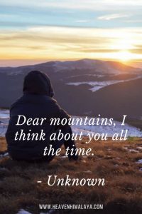 mountain quote for captions 