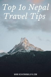 Top 10 Nepal Travel Tips