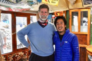 Peter Counsell with Nepalese Sherpa