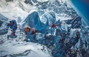 Climbing Mt Everest