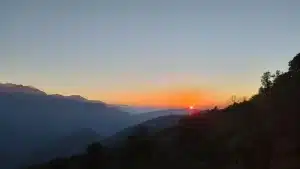 Sunrise in Annapurna Trek