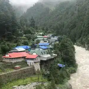 Jorsale Village along Everest Base Camp route
