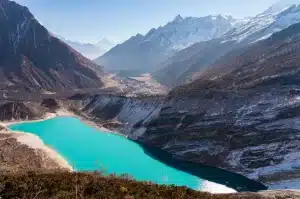 Birendra Lake, a freshwater lake near Samagaun