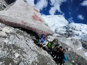 Moving Everest bAse Camp