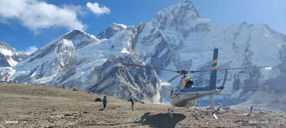 Helicopter Ride to Mount Everest
