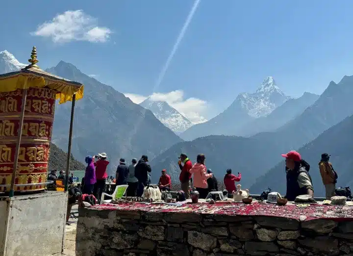 Amadablam view on the way to Everest Base Camp