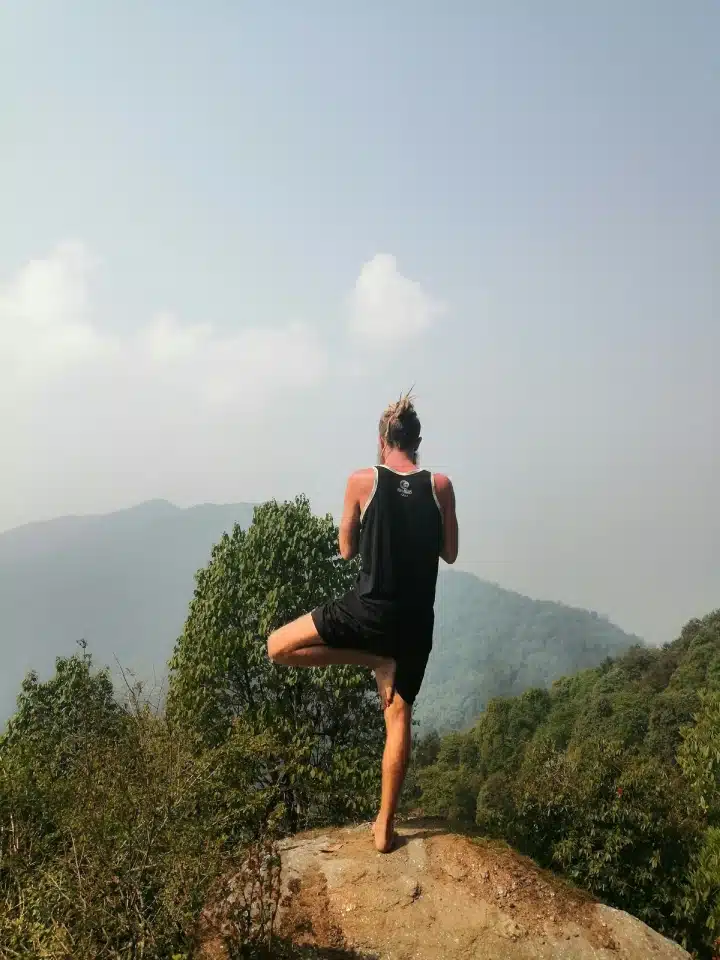 Practicing Yoga in Nepal